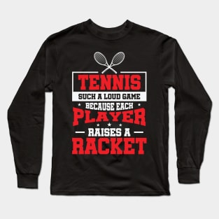 Tennis Player Long Sleeve T-Shirt